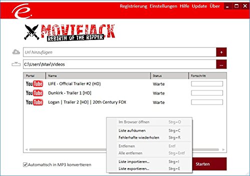 MovieJack   Descargador de v  deos para YouTube  Dailymotion  Vimeo y otros   12 meses de actualizaciones gratuitas