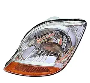 K D Headlight assembly supported for Chevrolet Spark (Left/ Passenger Side) Without Adjustable Motor