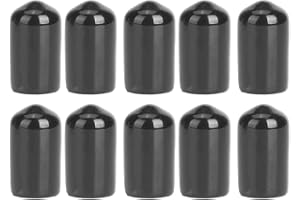 Uadme Cubierta de Punta de Taco de Billar, 10 Uds. Protector de Punta de Taco de Billar Duradero de Goma, Cubierta Protectora de Palo de Cabeza pequeña para Club, Accesorio de Billar