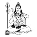 Price comparison product image jiushizq Hinduism Indian Religion Wall Stickers Home Decor Living Room Shiva Wall Decals Vinyl Removable Mural For Wall 88 x 108cm