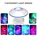 Produktbild Fernbedienung Ocean Wave Projektor 12 LED Nachtlicht Lampe mit integriertem Musik-Player, 7 Farbwechsel Beleuchtung Modi, perfekte Wahl für Baby Kinderzimmer Schlafzimmer Wohnzimmer (schwarz)