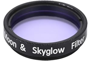 OUMIJ 1,25 Zoll Mondfilter,Sky Glow & Moon Filter Optisches Glas zur Eeduziert Lichtverschmutzung 31.7mm für Teleskop Okular