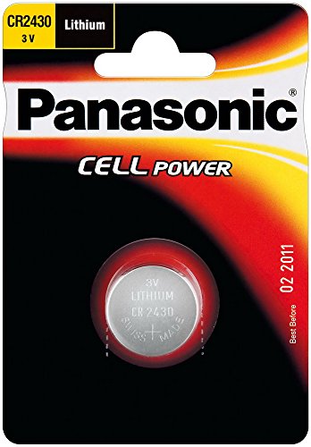 Preisvergleich Produktbild Knopfzelle Lithium - Panasonic CR 2430 EL ,10er Pack