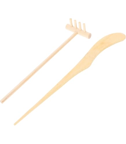 Râteau De Jardin Zen D'extérieur - Grand Râteau De Jardin Japonais - 121,9 Cm De Long