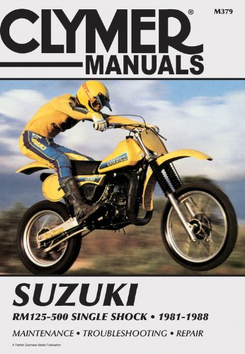 Suzuki Rm125-500 1981-1988 Service Repair Maintenance/M379 livre