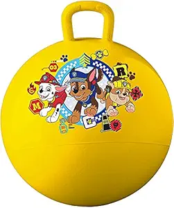 PRIFRA Rubber Hop Ball Hoppity Bouncy Jumping Ball Hop-Pity Hop Ball, Hopping Ball Jumping Ball Bouncy Ball with Handles, Sit & Bounce, Kangaroo Bouncer, Jumping Ball Pump Included for Kids Ages 3-6 Year-45 CM