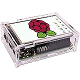 Touch Screen for Raspberry Pi 3 Kit, Quimat 3.5 Inch Touch Screen Monitor 320*480 Resolution TFT LCD Display With Protective Case + 3 x Heat sinks+ Touch Pen for Raspberry Pi 3 Model B, Pi 2 Model B &amp; Pi Model B+ QSC11