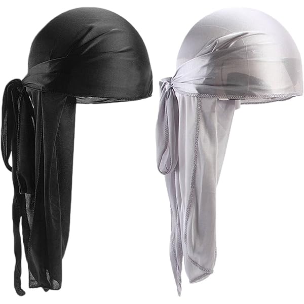 Set Durag Seta Con Cappuccio Onde E Spazzola - Kit Per Capelli Onde 360/540/720 - Foto 5