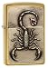 Produktbild Zippo 2004831 Feuerzeug PL 204B Scorpion With Red Flame Brass Benzinfeuerzeug, Messing, 6 x 3,10 x 5,10 cm