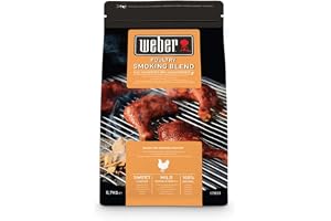 Weber Rökflis (700g Förpackning) - för fågelkött, en blandning av löv- och fruktträd, EU-produkt, hållbart framställt, FSC-certifierat trä (FSC Mix) (17833)
