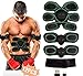 Produktbild RSTJBS Five Sets Muscle Stimulator, EMS Abs Trainer Abdominal Belt USB Rechargeable Muscles Toner für Abs Arms Legs mit 12PCS Replacement Gel Pads & Support Belt&8 Modes 10 Levels for Men