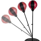 1 Adet 70-106 CM Ayarlanabilir &Ccedil;ocuk Boks Antrenman Standı- Şişirme Pompalı (Eldivensiz)