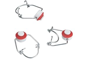takestop® Set 8 Pezzi Tappi Tappo Meccanico con Guarnizione per BOTTOGLIE Bottiglia Vetro
