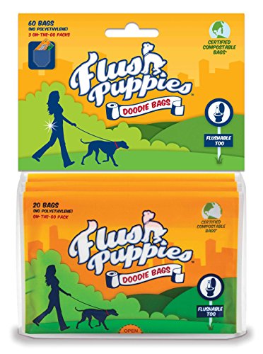 Flush-Puppies-Wallet-including-60-Flushable-Bags-Pack-of-3