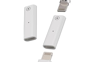 KEFIANY Lightning Female to Lightning Female Adapter for Apple Pencil 1st Generation(2Pack) pencil Charge Dongle Pen Charging Adapter Connector Charger Accessories for iPhone Cable Accessory