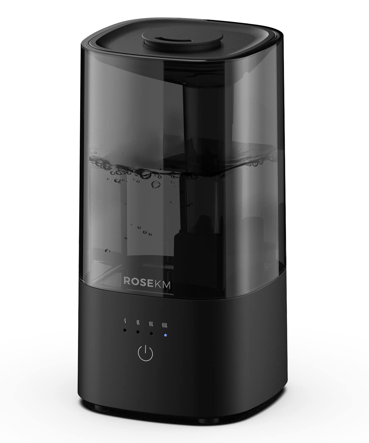 ROSEKM Cool Mist Humidifier, 2.0L Humidifiers for Bedroom and Baby Nursery, Small Quiet Air Humidifier, Ultrasonic, 360° Nozz