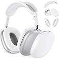 SKEIDO 3 in 1 Headphone Case for AirPods Max Shockproof Head-Mounted Earphone Protector Cover for AirPods Max Case (White)