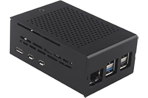 ZDE ZC502 Aluminum Case for Raspberry Pi 5, Support Pi 5 Active Cooler, PCIe to M.2 NVMe HAT, PoE+ HAT, WiFi Shield PCIe Peripheral Board ZP515 ZP516 ZP517A ZP581 ZP582 ZP590B