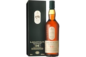 ‎LAGAVULIN Lagavulin 16 Jahre Islay Single Malt Scotch Whisky, 43 % vol| rauchig, intensiv, torfig, süßer und salziger Single Malt Whisky, in Geschenkbox, gereift in Eichenfässern, 700ml
