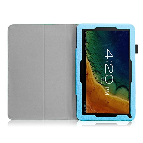 Fintie Folio Hülle Case Schutzhülle Tasche für 10.1″ Android Tablet-PC Inklusive. iRULU eXpro X1s (10,1 Zoll), iRULU eXpro X1Plus, iRULU eXpro 1Plus, Alldaymall Tablet 10 Zoll A10, Arespark 10.1 Zoll, JYJ 10″ Zoll, AcePad SuperPad XT2 10″ Zoll, Tabexpress (10 Zoll), Polatab Elite Q10.1″, iStyle 2014 New 10.1″ Zoll, COMAG Android WIFI WTDR1018 (10,1 Zoll), NINETEC Platinum 10″ Zoll neues Model 2014 – Blau - 8