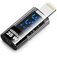 Verilux® USB C to Light-ning Adapter with LED Display, Support PD 35W Fast Charging & 480Mbps Data Sync Real Time Power Display Universal USB C to Light-ning Connector for iPhone/iPad/iPod