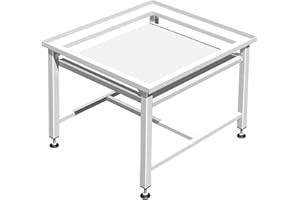 METALLBAU RÜDIGER SENT Metallbau Sent Washing Machine Base Frame 40 cm - with Shelf - Fully Welded - Base - Pedestal - Fridge Base - Base - Base - Base - Made in Germany - Handmade