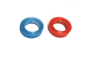 TAP MAGICIAN Sanmix Lot de 2 joints de rechange en silicone pour robinet quart de tour de diamètre 1/2''