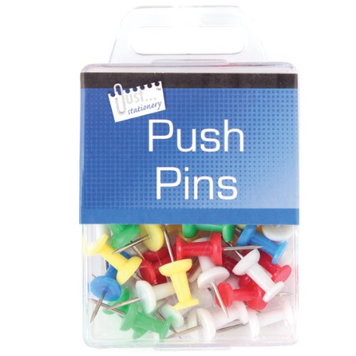 Just stationery Push Pins - Chinchetas 50 unidades multicolor Just stationery Push Pins - Chinchetas 50 unidades multicolor