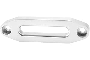 MDYBF 125MM 4000LBS Universel Chrome Billette Aluminium éCubier Chaumard SynthéTique Treuil Corde 15000Lbs pour SUV ATV UTV