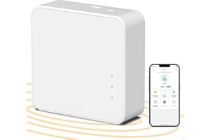 Eseesmart WiFi Gateway, Smart Remote Control Smart Door Lock with eSmartLock App Wi-Fi Hub Compatible with Alexa Voice Control Smart Home Devices