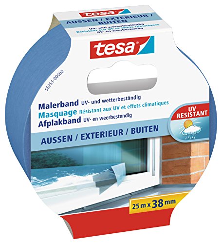 tesa Malerband für Außen, UV- und wetterbeständig, 25m x 38mm - 2