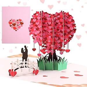 XNAUVOI 3D Pop Up Tarjeta