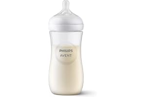 Avent Natural Response-nappflaska – 330 ml nappflaska, BPA-fri för barn i åldern 6+ månader (modell SCY906/01)