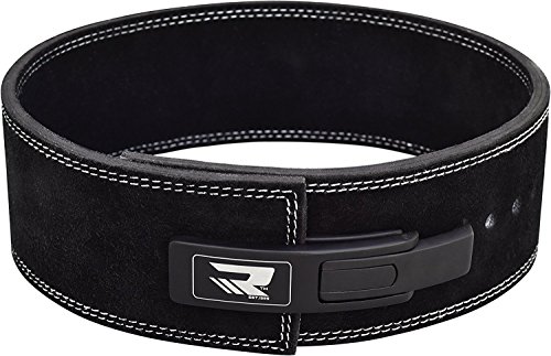 RDX Powerlifting Gewichthebergürtel Schnalle Rindsleder Bodybuilding Crossfit Fitness Trainingsgürtel Gym weightlifting Lever Belt Krafttraining - 3