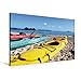Produktbild Premium Textil-Leinwand 90 cm x 60 cm quer, Seekajaks | Wandbild, Bild auf Keilrahmen, Fertigbild auf echter Leinwand, Leinwanddruck: unterwegs auf ... vor der Coromandel Peninsula (CALVENDO Sport)
