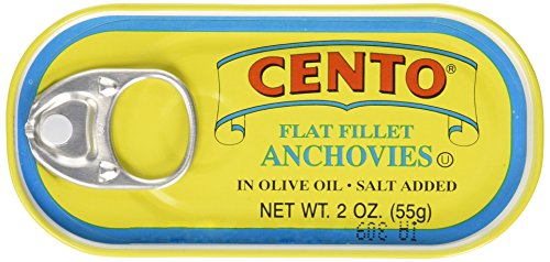 Preisvergleich Produktbild Cento Flat Anchovies in Olive Oil, 2-Ounce Tins (Pack of 25)