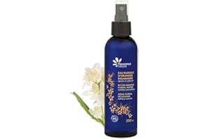 Fleurance Nature- Eau Florale d'oranger bigaradier Bio- 200ml- cosmetique certifié Bio Cosmos Ecocert- Soin visage hydrolat d'oranger bio- tonifiant démaquillant- fabriqué en France - 26129