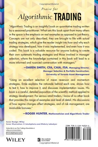 Book's Cover of Algorithmic Trading: Winning Strategies and Their Rationale