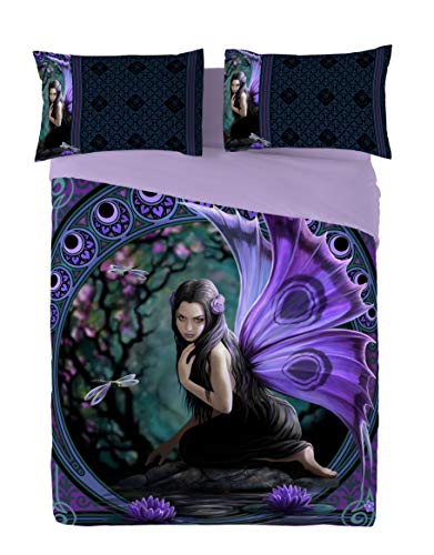 NAIAD Double Bed Duvet and Pillowcase Bed Linen Set Artwork by Anne Stokes by Wild Star@Home