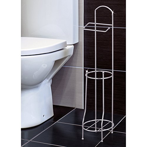 Tatkraft Grace Stand Toilettenpapierhalter und Organizer 2 in 1 - 2