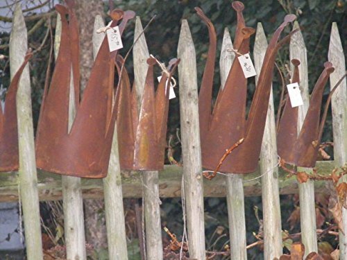 Deko Krone aus Metall im Rostlook,Dekoration mit Pfiff