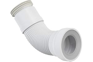 ALCAPLAST WC-Anschluß Abfluß weiß weiss WC-Abfluß Länge von 280 bis 550 mm flexibel Anschlussdurchmesser 80/110×100/120 mm