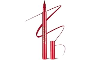 Anglicolor 12 Farben farbiger Eyeliner, matter flüssiger Eyeliner, haltbarer wasserfester flüssiger Eyeliner-Stift, hochpigmentierter wischfester bunter Eyeliner für Hochzeitsparty (01# Red)