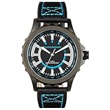 Bruno Banani Leder Herren Uhr BR 30021 Armband-Uhr schwarz Fashion D1UBR30021
