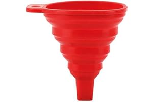 ‎APA APA 31364 Silikon-Trichter, faltbar, für Auto, rot