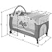 TecTake New portable child baby travel cot bed playpen with entryway -different colours- (Coffee)