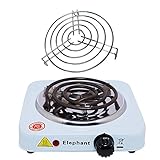 Elephant Kohleanzünder mit KOHLEGITTER | Elektrischer Anzünder für Shisha Natur-Kohle mit KOHLEGITTER