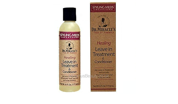 Dr Miracle S Healing Leave In Treatment Conditioner Apres Shampooing Traitement Sans Rinccage Amazon Fr Hygiasne Et Soins Du Corps