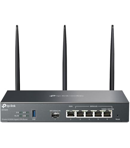 TP-Link ER8411 | Enterprise Wired 10G VPN Router | Up to 10 WAN