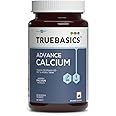 TrueBasics Advance Calcium For Women & Men (90 Tablets) | With Vitamin D3, Vitamin K2-MK7, Alfalfa, Clinically Researched Ingredients | For Healthy Bone & Joint Strength